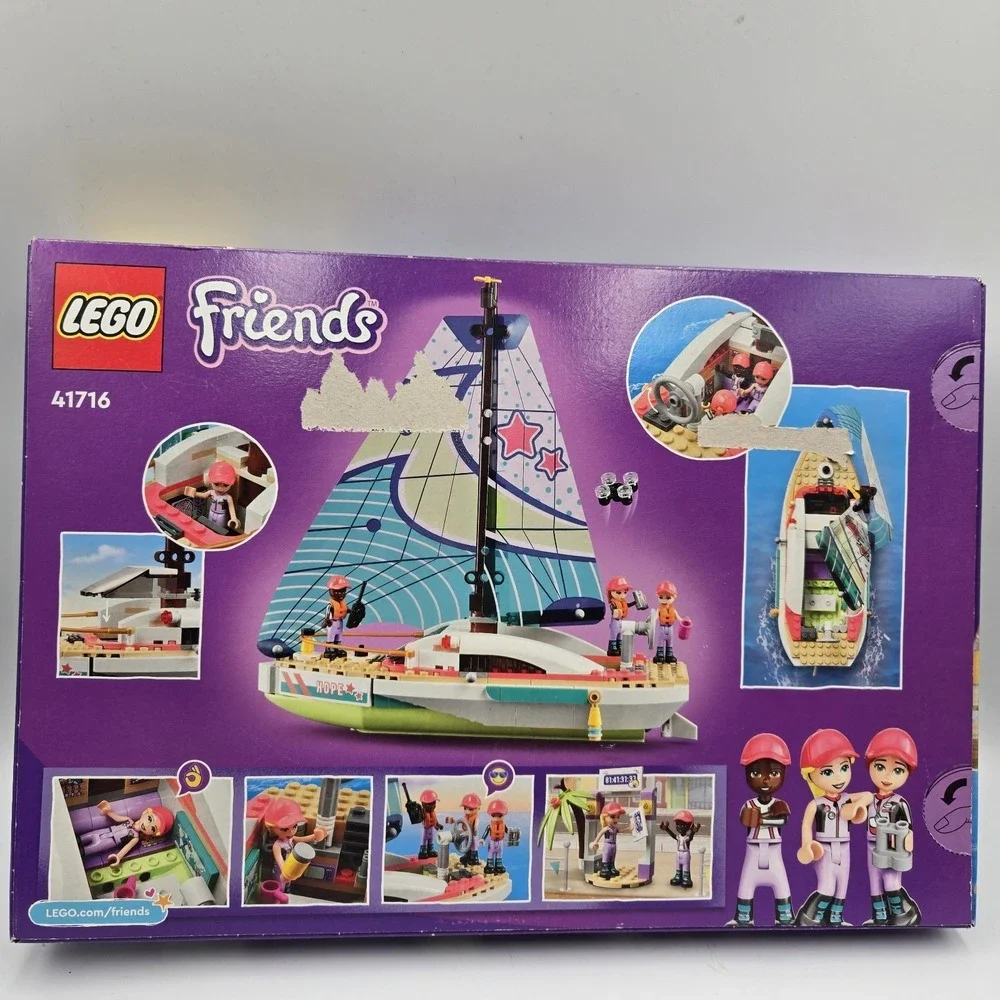 New Lego Friends Building Set 41716 Retired Seales Stephanie's Sailing Adventure